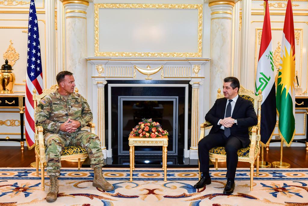 PM Masrour Barzani Meets Commander Of US CENTCOM