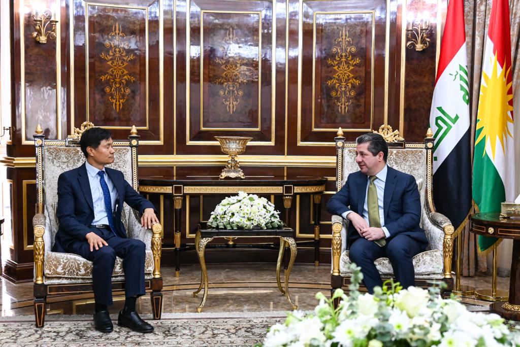 PM Masrour Barzani receives Ambassador of South Korea to Iraq