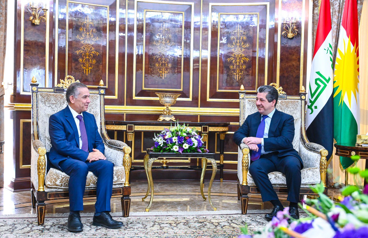 Prime Minister Barzani receives new Greek Ambassador to Iraq