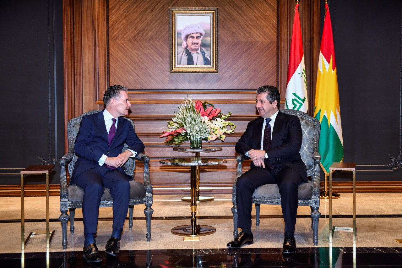 KRG Prime Minister receives Netherlands’ Ambassador to Iraq