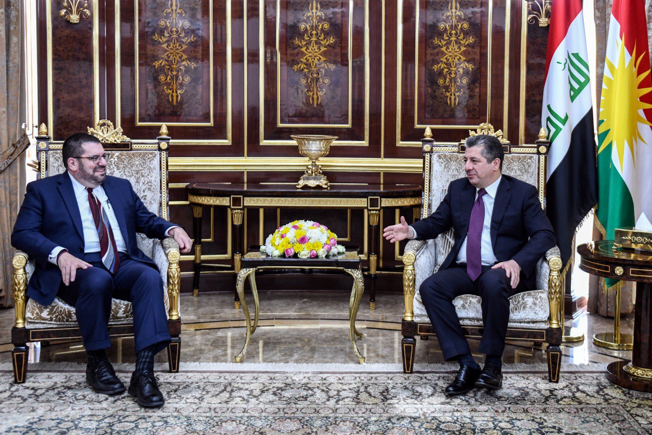 KRG Prime Minister receives the Deputy Chief of Mission at the US Embassy