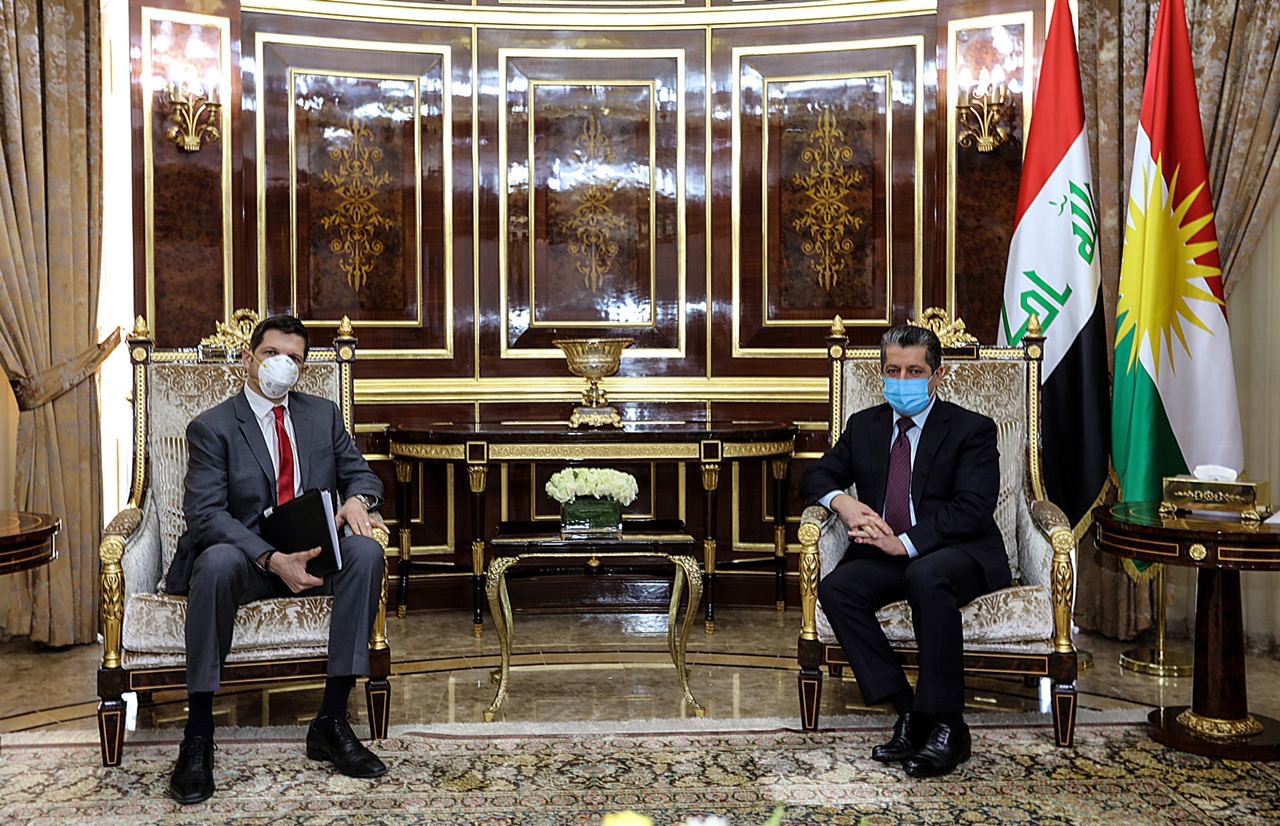 Prime Minister Masrour Barzani receives US State Department's Deputy ...