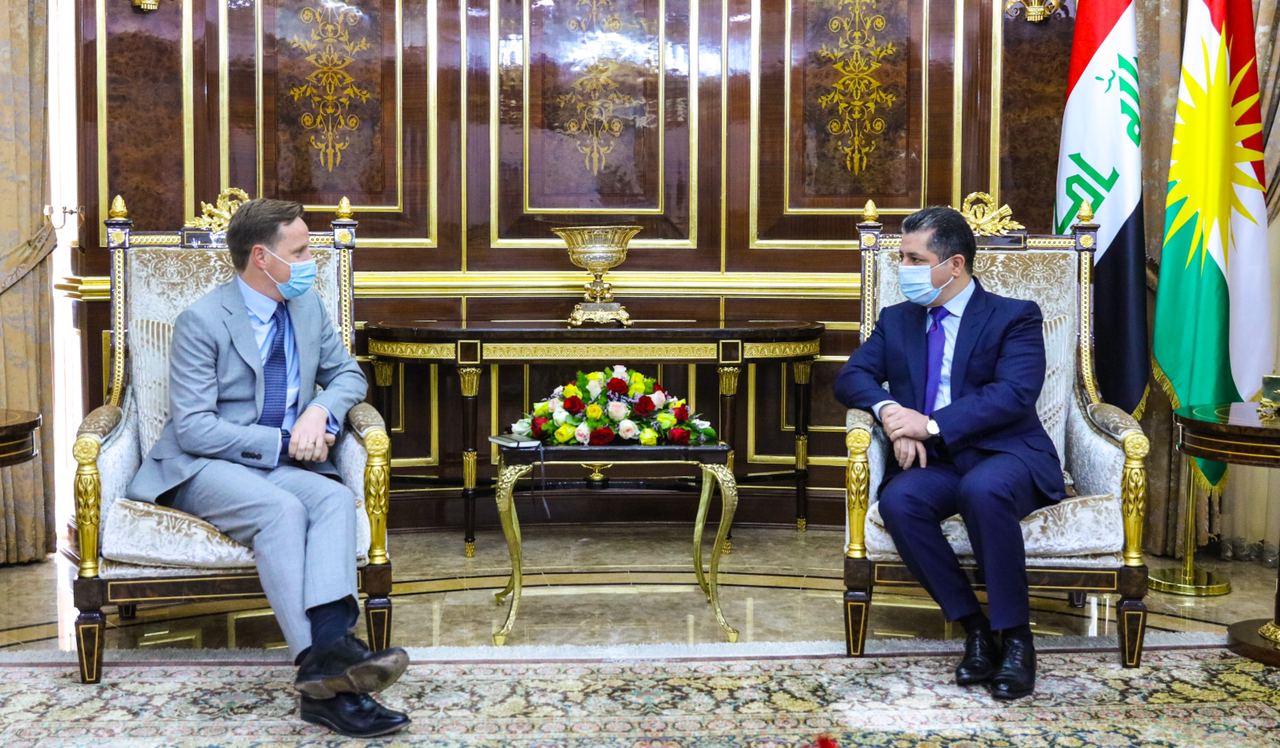 Prime Minister Masrour Barzani receives British Ambassador | Kurdistan ...