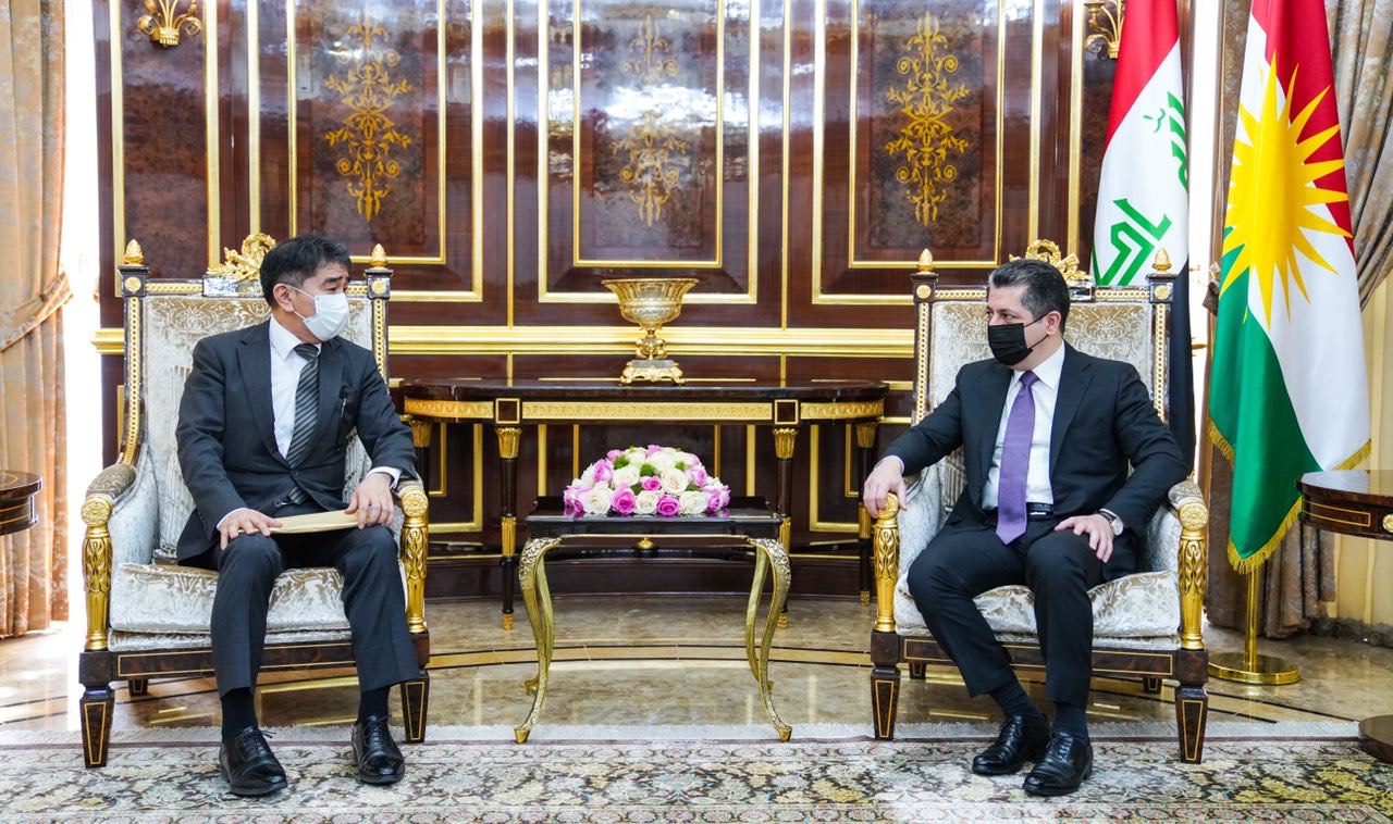 Prime Minister Masrour Barzani receives Japanese Ambassador to Iraq ...