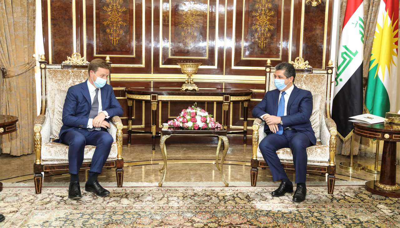 Prime Minister Masrour Barzani meets with UK ambassador to Iraq ...