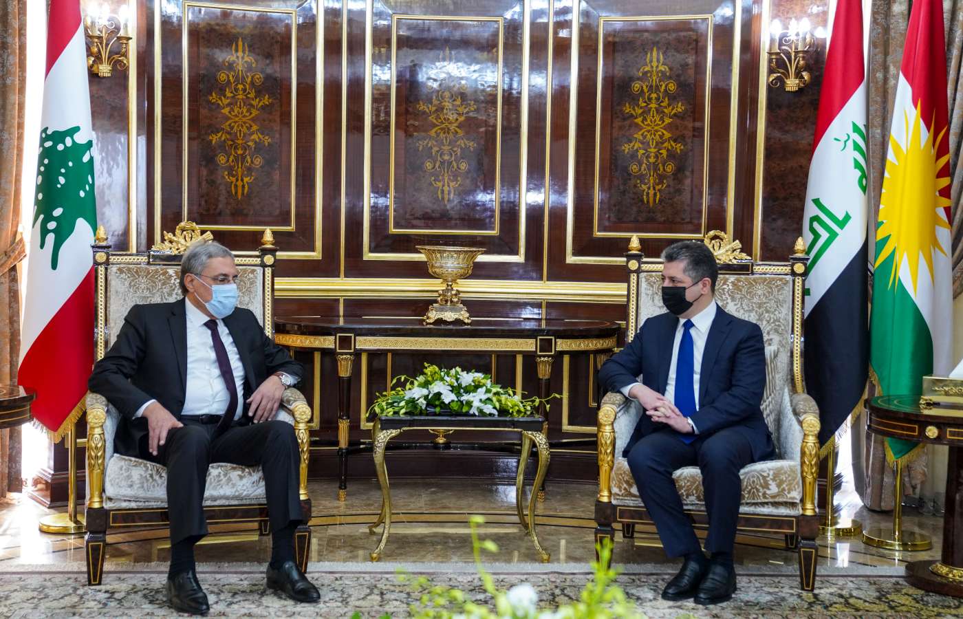 PM Masrour Barzani meets with Lebanese Minister of Justice